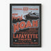 Póster vintage del espectáculo de Noé en el Teatro Lafayette