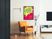 Póster vintage de arte pop Ruido y pérdida auditiva
