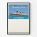 Póster vintage de la línea francesa Transatlántica Normandie