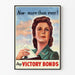 Póster vintage Compra de bonos de victoria para decoración mural