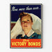 Póster vintage de reclutamiento Bonds Victoria