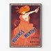 Vintage poster Nuyens's Mint - Old advertisement for Rose Crème de Menthe