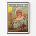 Póster vintage de jabón Sweet Sixteen Oberne Hosick & Co