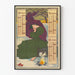 Vintage Wall Poster October - November - December Calendar
