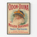 Póster publicitario vintage Odon-Quina El Mejor Dentífrico