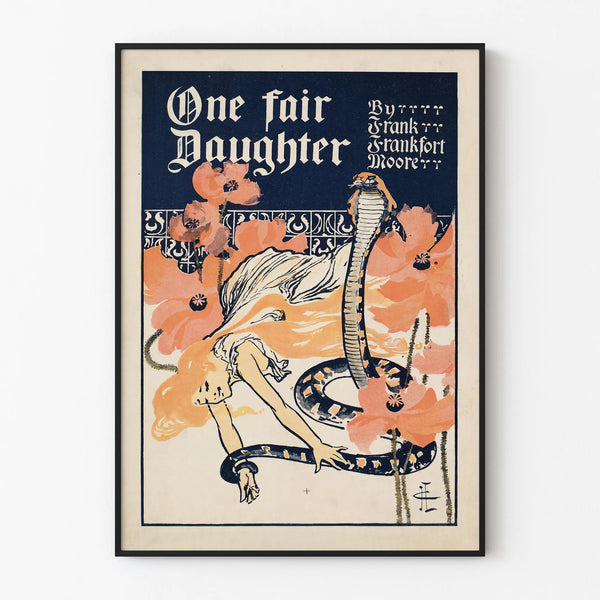 Póster vintage de decoración mural One fair Daughter