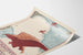 Vintage poster of Fokker aircraft with soaring eagle