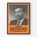 Póster vintage Oscar Decoster 3er Candidato CVP