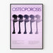 Poster Bone Gradient Osteoporosis Vintage 1984