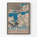 Póster vintage de la revista Outing por Caspar Whitney