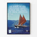 Póster Pacífico: Velero Tradicional y Herencia Ancestral