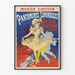 Póster vintage de pantomimas luminosas Museo Grévin Teatro Óptico