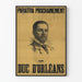 Vintage Poster of the Duke of Orléans