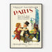 Póster vintage de cine París por Edmund Goulding