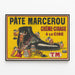 Póster vintage Pasta Marcerou Crema-Ciraje a la Cera — cuadro enmarcado en la pared