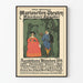 Póster vintage del teatro de marionetas Paul Brann - Múnich 1908