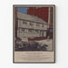 Póster vintage de la Casa de Paul Revere en Boston