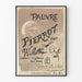 Vintage Poster of Pauvre Pierrot by Willette