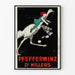 Póster publicitario vintage Pfefferminz Dr Hillers