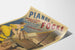Póster vintage de pianos Focké medalla de oro París 1889