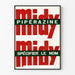 Póster vintage Midy Pipérazine Especificar el nombre