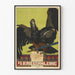 Póster vintage de la Cuarta Emisión de Guerra con águila y espada