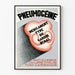 Póster vintage de Pneumogéine, medicamento cardiorrenal