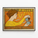 Póster vintage de la chocolatería Pollet y Vittet en Pépinster — cuadro enmarcado en la pared