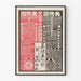 Póster calendario tradicional japonés colección de kimonos Tanaka Shoten