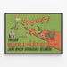 Póster Vintage Irian Barat - Mapa Histórico de Indonesia — cuadro enmarcado en la pared