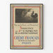 Póster vintage Préstamo Nacional de Francia 4a Defensa