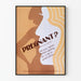 Vintage educational poster on pregnancy and health