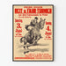 Póster vintage del torneo ecuestre Prinz Eugen en el Prater