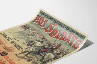 Vintage Poster Our Soldiers by Lieutenant Colonel Hennebert