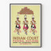 Póster de bailarines Pueblo Indio Court San Francisco 1939