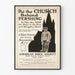 Póster Vintage de Guerra y Espiritualidad - Sociedad Bíblica Americana