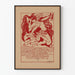 Vintage poster 'Theme of Ancient India' Quatzarts 1922