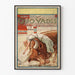 Póster vintage Quo Vadis - Lygia atada al toro salvaje