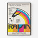 Póster vintage de espectáculo musical Raisin