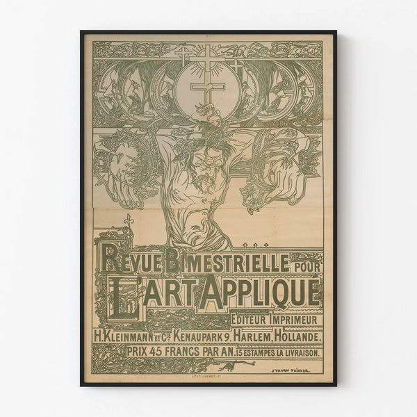 Vintage Poster for the Bimonthly Review of Applied Art