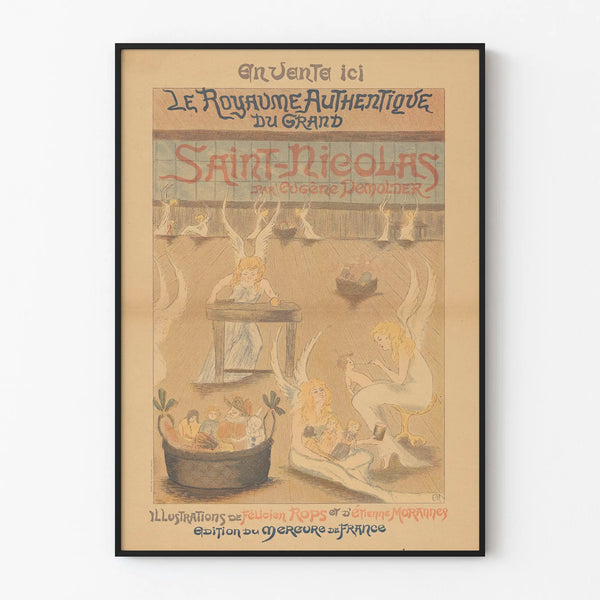 reclamebiljet-voor-le-royaume-authentique-du-grand-saint-nicolas-door-eugene-demolder-after-eugene-demolder