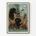 Póster vintage de anatomía médica Rectopanbiline
