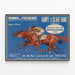 Vintage Poster Horse Racing Rennen in der Freudenau 1933 — framed artwork on a wall