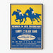 Póster vintage de carrera hípica Freudenau 1933