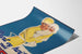 Póster vintage de Persil bebé y mamá en invierno