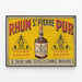 Póster vintage de Rhum St Pierre Pur decoración mural retro — cuadro enmarcado en la pared
