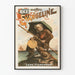 Póster vintage Rice's Beautiful Evangeline Lone Fisherman