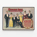 Vintage poster of Ringling Bros World's Greatest Shows - The Da Coma family acrobats — framed artwork on a wall