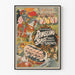 Póster vintage de los Espectáculos Más Grandes del Mundo de Ringling Bros