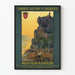 Póster vintage Rocamadour - Circuitos de Automóviles Haut-Quercy y Bas-Limousin